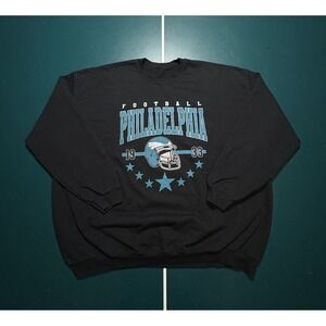Vintage Philadelphia Eagles Crewneck Sweatshirt‎ Men's 3XL Retro Style Football